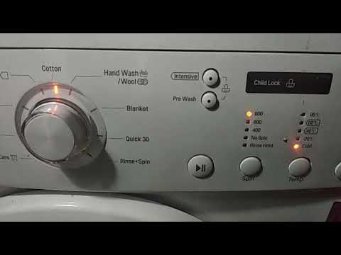 Ошибки, выдаваемые стиральной машиной lg
