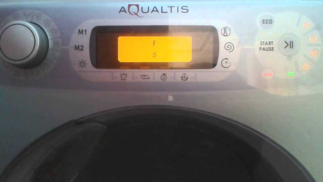 Ошибка f05 стиральной машины индезит - как устранить