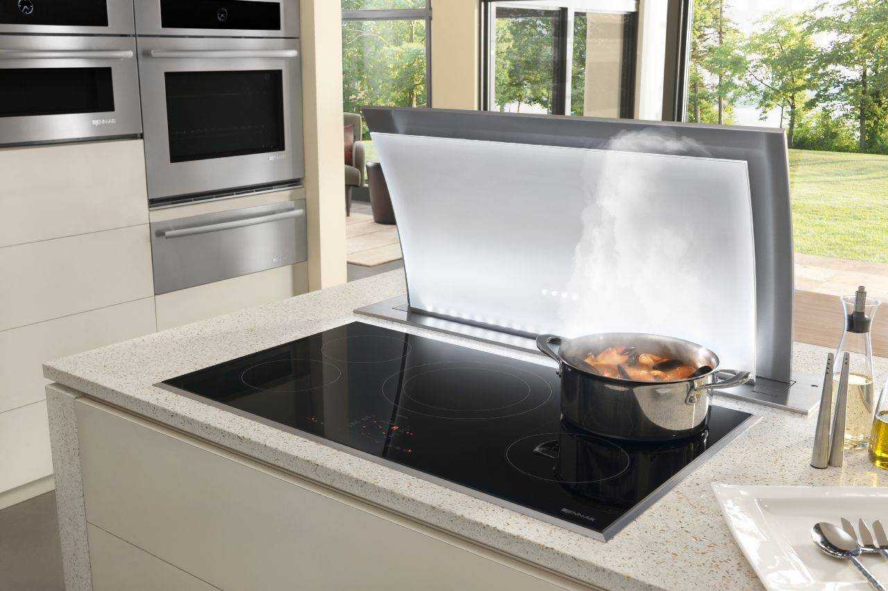 Jenn Air плита. Ceramic Cooktop. Luxury Home Appliances. Stove Top in Island Pros and cons.