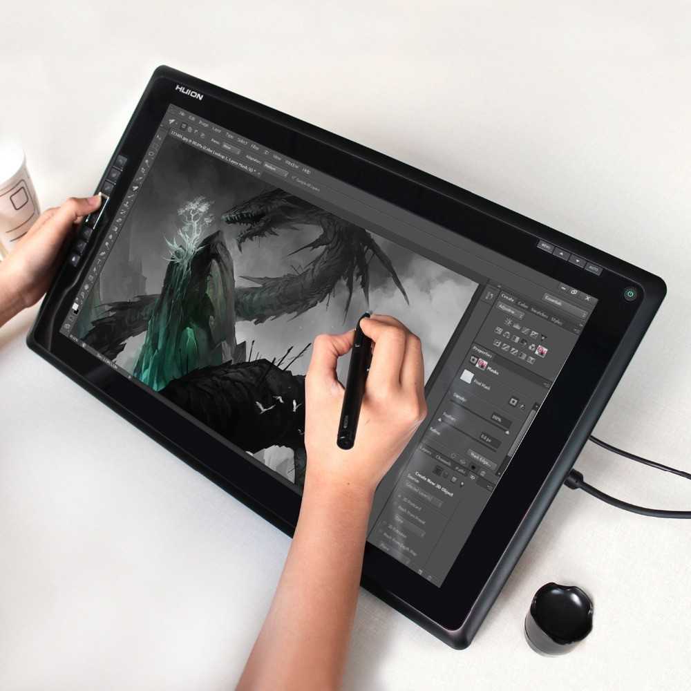 Huion gt графический планшет экран 18 дюймов